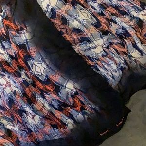 Proenza Schouler silk scarf plaid distorted print